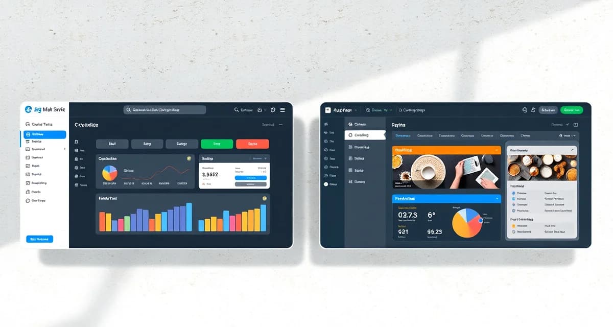 Side-by-side comparison of EasyStoneShop and Fab-Pak countertop fabrication software features and capabilities.