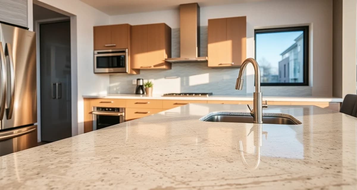 Professional countertop fabrication in Denver metro area Denver countertop installation showing premium granite and quartz pricing options for kitchen renovations