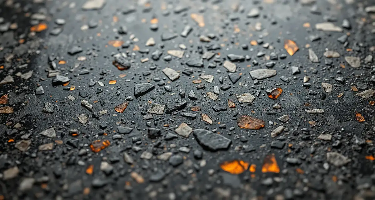 Thermal finish stone surface texture detail Close-up texture of flamed granite stone surface showing rough crystalline finish created by thermal torch treatment