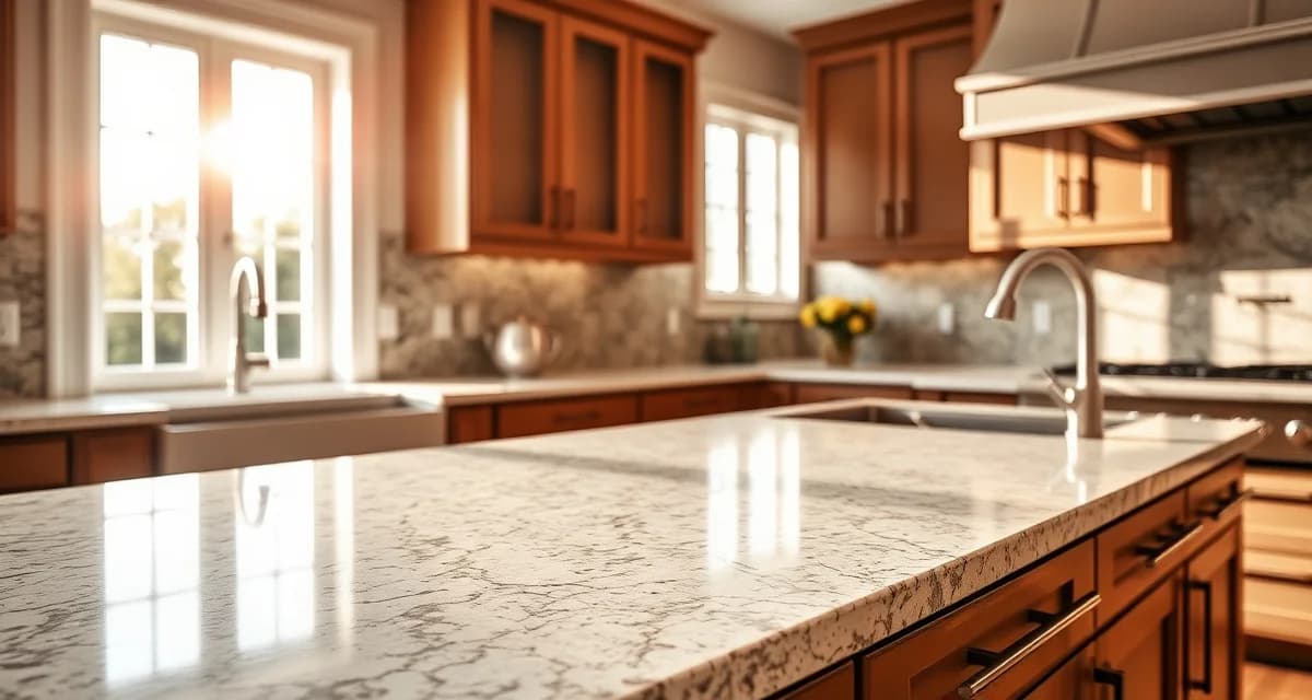 Granite countertop installed in Fort Worth kitchen showing premium stone finish and professional fabrication quality
