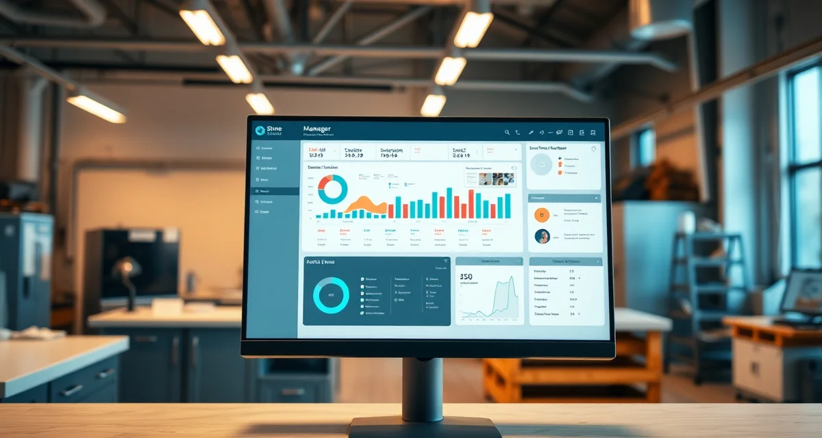 iCounterSoft countertop fabrication management software dashboard showing pricing, features and job tracking capabilities for stone shops