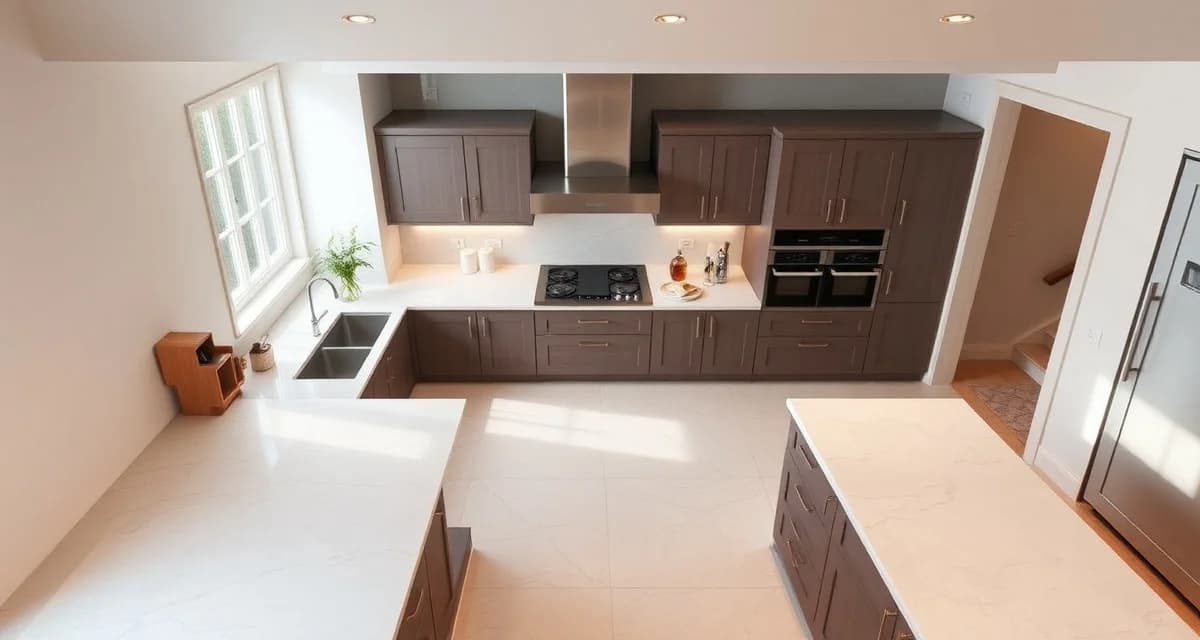 Premium Silestone quartz countertop installed in modern kitchen with gray-white coloring and polished finish