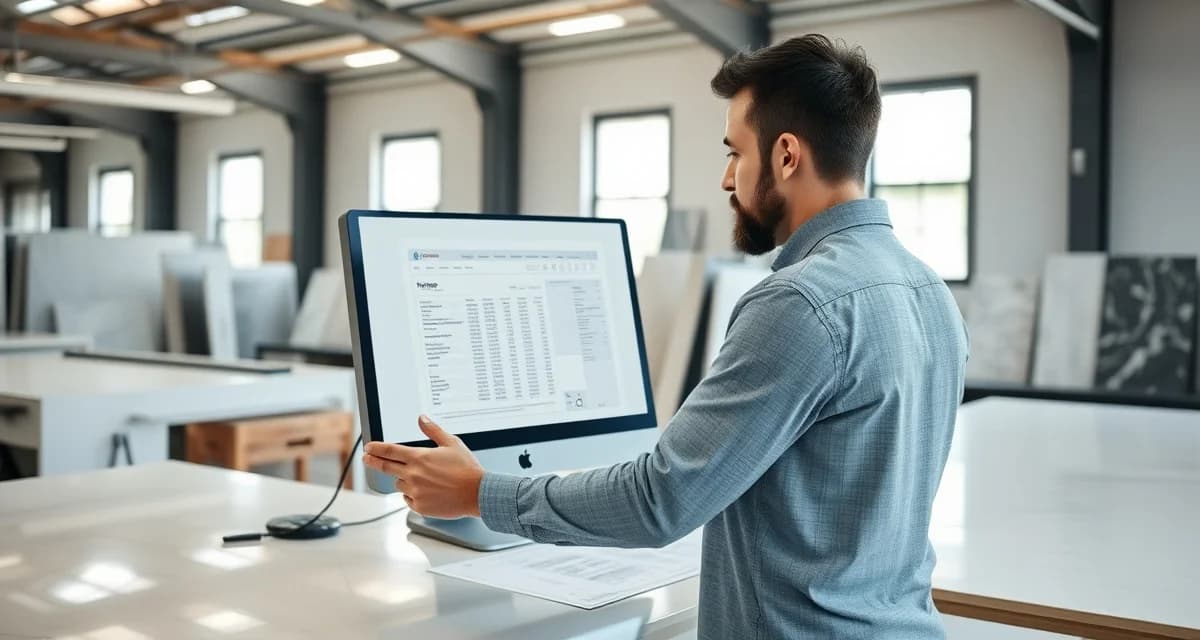 ActionFlow countertop management software pricing tiers ActionFlow pricing comparison chart showing monthly plan costs for countertop shop management software in 2026