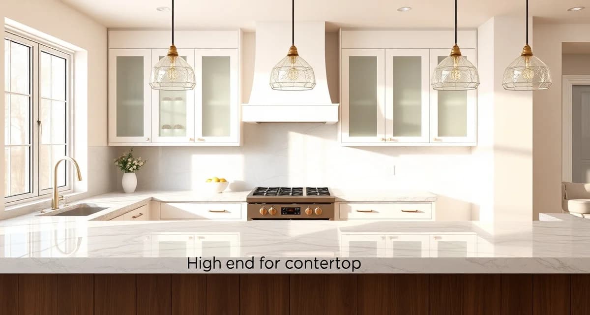 Top-performing countertop materials for property flips Comparison of premium countertop materials for house flipping including quartz, granite, and engineered stone options