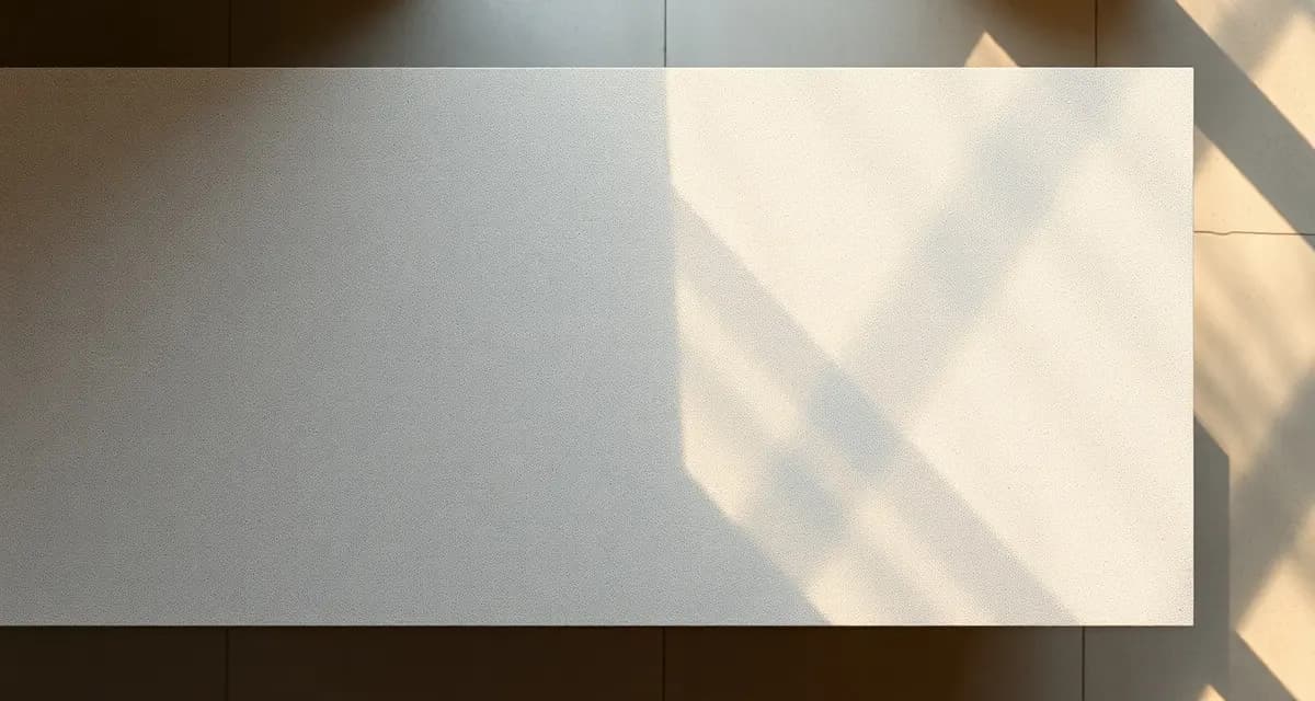 Professional concrete countertop finishing example Finished concrete countertop with polished surface and subtle aggregate texture showcasing custom fabrication quality