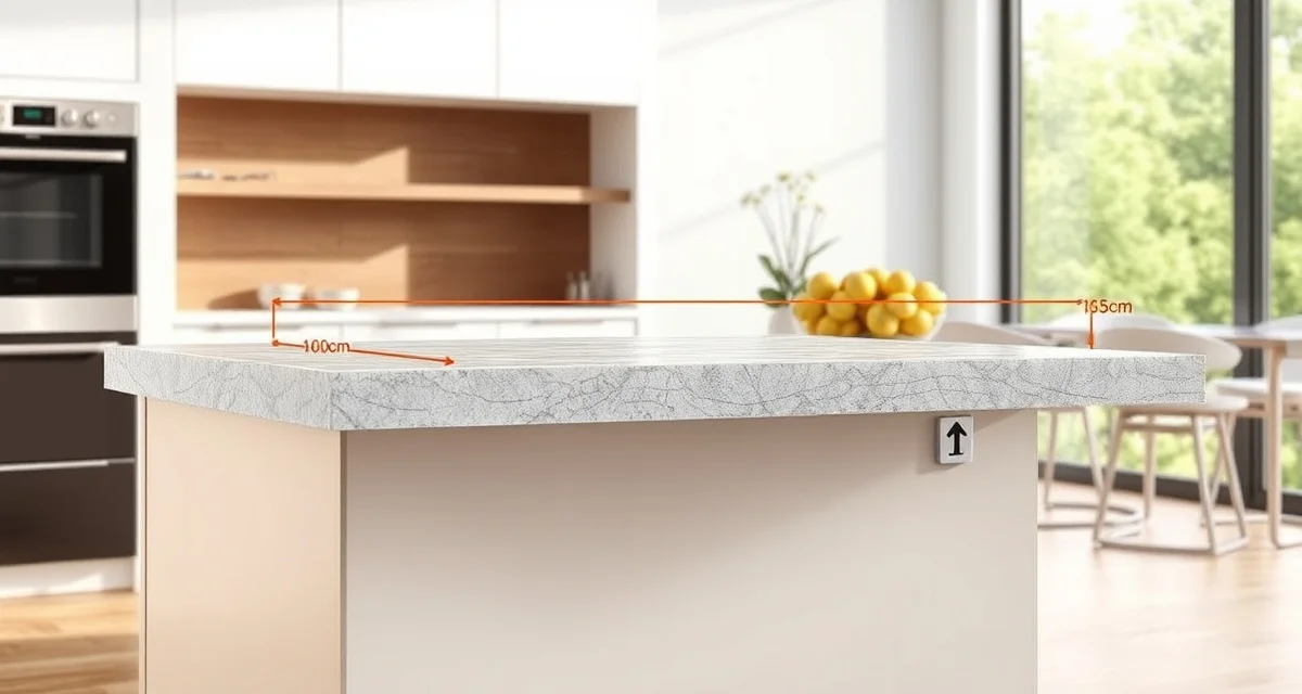 Stone countertop overhang specifications and support requirements Diagram showing countertop overhang measurement extending beyond cabinet face frame with standard 1-1.5 inch overhang dimensions