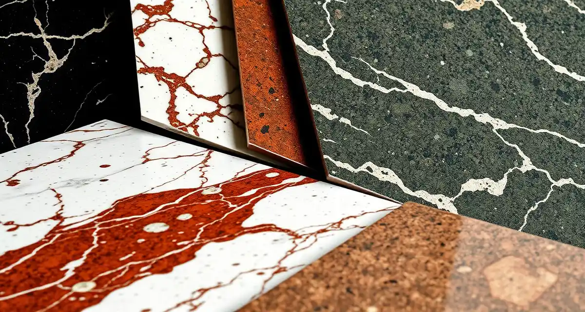 Indian granite color and quality options for stone countertop fabricators Polished Indian granite slabs showing multiple color varieties for countertop fabrication projects