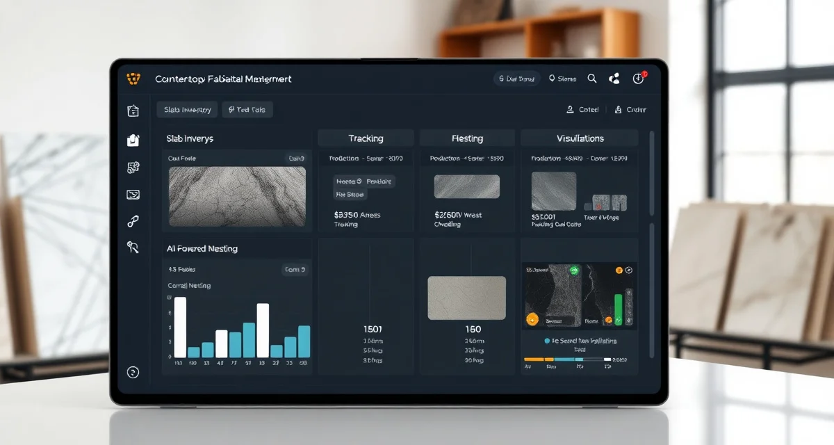 Best SlabWare alternative software solutions for stone fabrication shops Comparison of top SlabWare alternatives for countertop fabrication software including SlabWise, iCounterSoft, and Moraware platforms