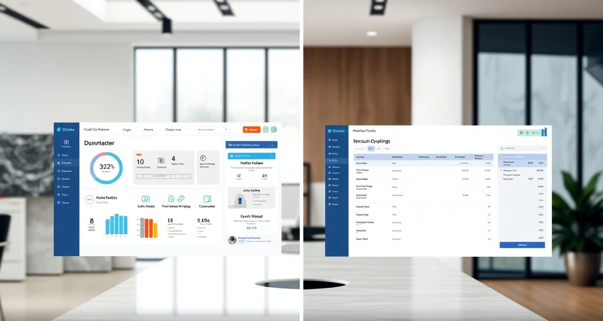 Countertop fabrication software feature comparison SlabWise vs QuickQuote comparison showing AI-powered fabrication management platform features and pricing differences for stone countertop shops.