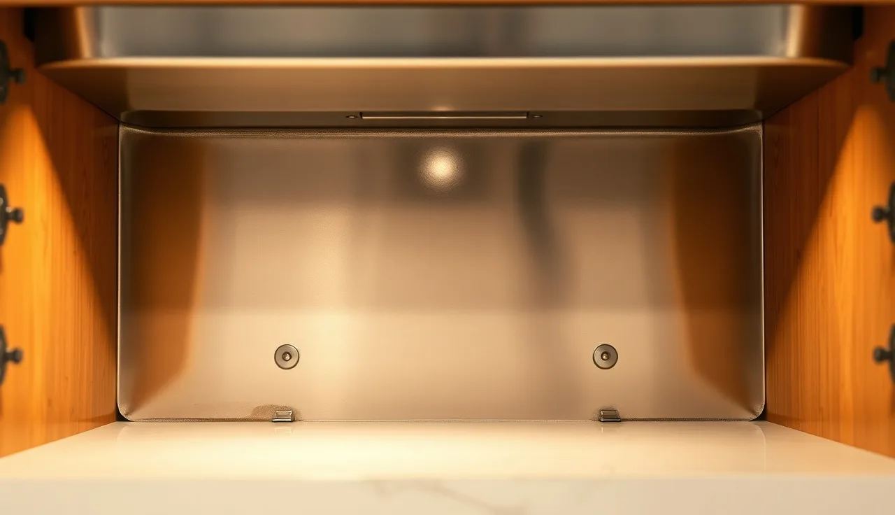 Gap visible between undermount sink rim and stone countertop underside with clips